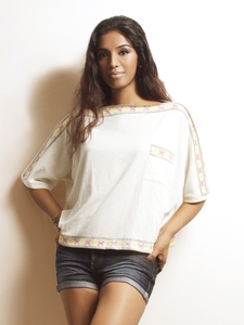 Cross Stitch Print Top