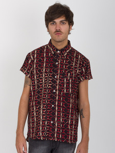 Print Button Down Shirt 