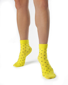 Jo Organic Cotton Polka Dot Anklet Sock
