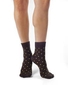 Jo Organic Cotton Polka Dot Anklet Sock