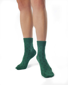 Jo Organic Cotton Polka Dot Anklet Sock