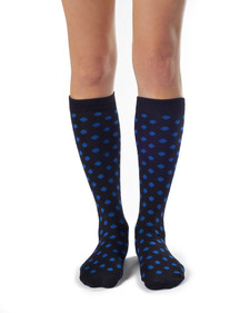 Betty Organic Cotton Polka Dot Knee High Socks