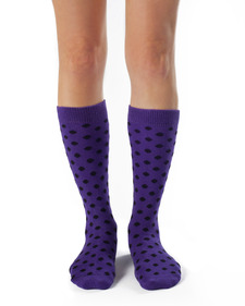 Betty Organic Cotton Polka Dot Knee High Socks