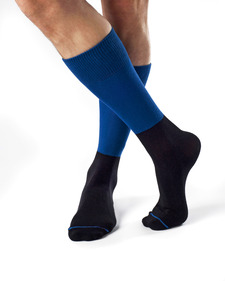 Billy Organic Cotton Color Block Dress Socks
