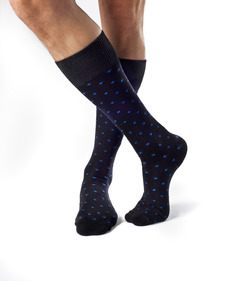 James Organic Cotton Small Dot Dress Socks