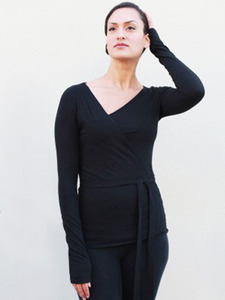 Asymmetrical Wrap Top