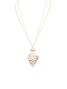 Geometric Cutout Necklace