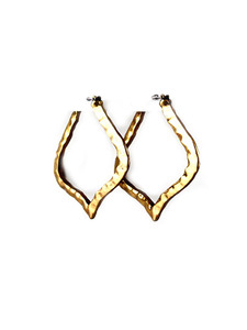 Art Deco Hoop Earrings