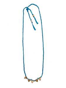 Better Than Geometry Blue Necklace