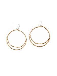 Eclipse My Mind Gold Earrings