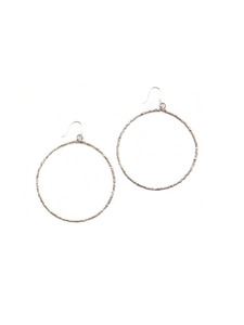 Silver Lining Hoop Earrings