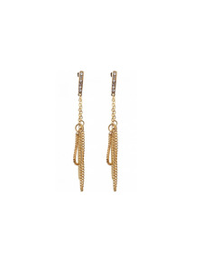 Collinear Chain Earrings