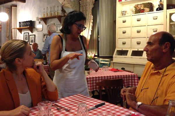 Osteria del Trivio ordering