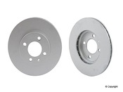 Volkswagen Disc Brake Rotor Front (Scirocco Jetta Golf Cabrio Quantum Passat EuroVan) - Meyle 40454107