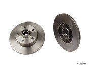 Volkswagen Disc Brake Rotor Rear (Jetta Golf Passat Corrado) - Meyle 40554131