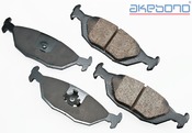 Saab Disc Brake Pad Set Rear (900 9000) - Akebono EUR322