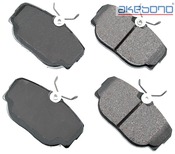 Brake Pad Set Front - Akebono EUR493