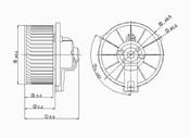 Toyota HVAC Blower Motor (Corolla) - TYC 700056
