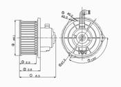 Nissan HVAC Blower Motor (Altima) - TYC 700041
