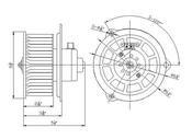 Acura HVAC Blower Motor (Integra) - TYC 700077