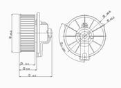 Honda HVAC Blower Motor (Element Civic CR-V) - TYC 700005