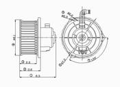 Nissan HVAC Blower Motor (Altima) - TYC 700042