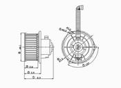 Infiniti Nissan Subaru HVAC Blower Motor (I35 Maxima Baja Legacy Outback) - TYC 700050