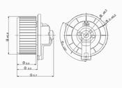 Toyota HVAC Blower Motor (Matrix Corolla) - TYC 700057