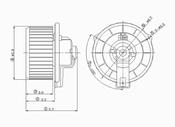 Acura Honda HVAC Blower Motor (MDX Pilot Accord Odyssey) - TYC 700002