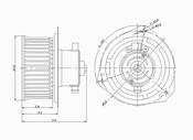 Infiniti Nissan HVAC Blower Motor (G20 Maxima Sentra) - TYC 700085
