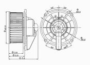 Isuzu Honda HVAC Blower Motor (Amigo Passport Rodeo Trooper) - TYC 700115