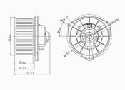 Honda HVAC Blower Motor (Odyssey) - TYC 700006
