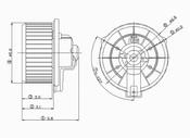 Toyota HVAC Blower Motor (Celica RAV4) - TYC 700058