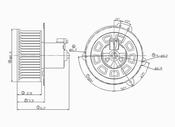 Nissan HVAC Blower Motor (Quest) - TYC 700047