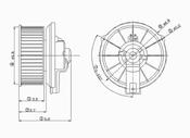 Toyota HVAC Blower Motor (Corolla) - TYC 700055