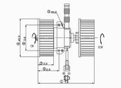 Honda HVAC Blower Motor (Accord) - TYC 700104
