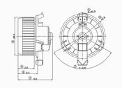 Toyota Lexus HVAC Blower Motor (4Runner GX470) - TYC 700062