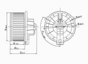 Toyota HVAC Blower Motor (Camry Solara) - TYC 700053