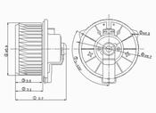 Lexus HVAC Blower Motor (ES300 ES330) - TYC 700029