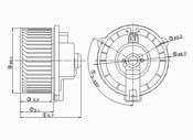 Toyota HVAC Blower Motor (Sienna) - TYC 700064