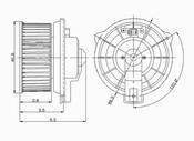 Honda HVAC Blower Motor (CR-V Odyssey) - TYC 700130