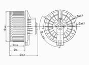Toyota HVAC Blower Motor (Sequoia Tundra) - TYC 700063