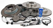 BMW Brake Kit w/ Stainless Braided Hoses (E36) - Brembo / Bosch E36BK5