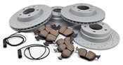 BMW Brake Kit Performance (E36) - Zimmerman Cross Drilled / Akebono E36BK2