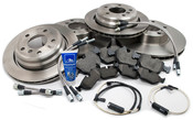 BMW Disc Brake Pad and Rotor Kit With Lines (E39 530i 540i) - E39LBK5