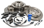 BMW Disc Brake Pad and Rotor Kit With Lines (E39 528i 525i) - E39528BK5
