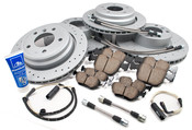 BMW Brake Pad and Rotor Performance Upgrade Kit With Lines (E39 540i) - E39540BK1