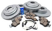 BMW Brake Pad and Rotor Performance Upgrade Kit - E39528BK2