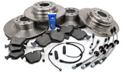 BMW Brake Kit with Lines (740i 740iL E38) - Brembo/Mintex E38BK5