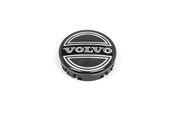 Volvo Wheel Center Cap (Black Cap Silver Trim) Genuine Volvo 30666913